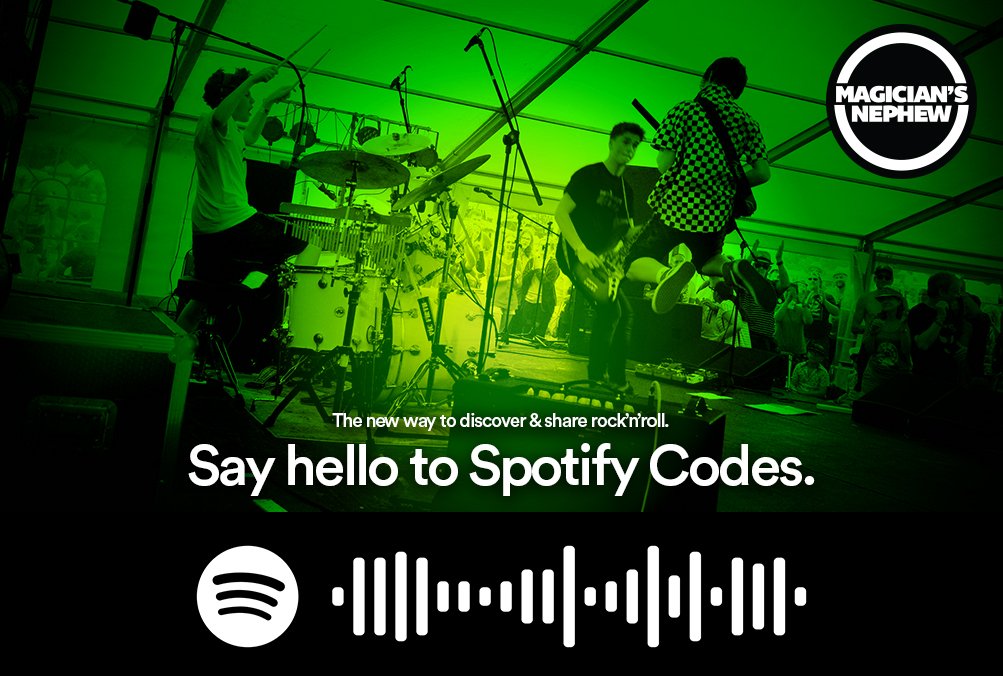 Brand new Spotify Code is live - Check it out! <a href="/SpotifyUK/">Spotify UK & Ireland</a> <a href="/spotifyartists/">Spotify for Artists</a>
