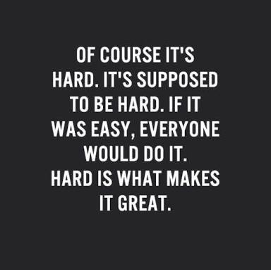 KafirHoonYaaron's tweet photo. Of Course!! It's hard. It's supposed to be hard. If it was easy, everyone would do it. Hard is what makes it great.
#SaturdayThought #startup #entrepreneur #WayToAim https://t.co/vshic50LkT
