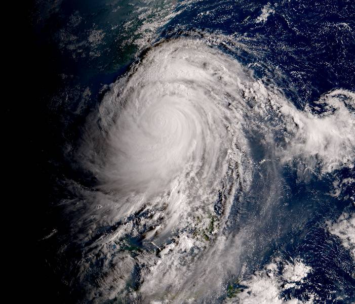 youngessoc's tweet image. LOOK: A satellite image of the Philippines as of 7:40 this morning, as TY #OmpongPH traverses Luzon. Can you find the country? 

|via JMA-Himawari