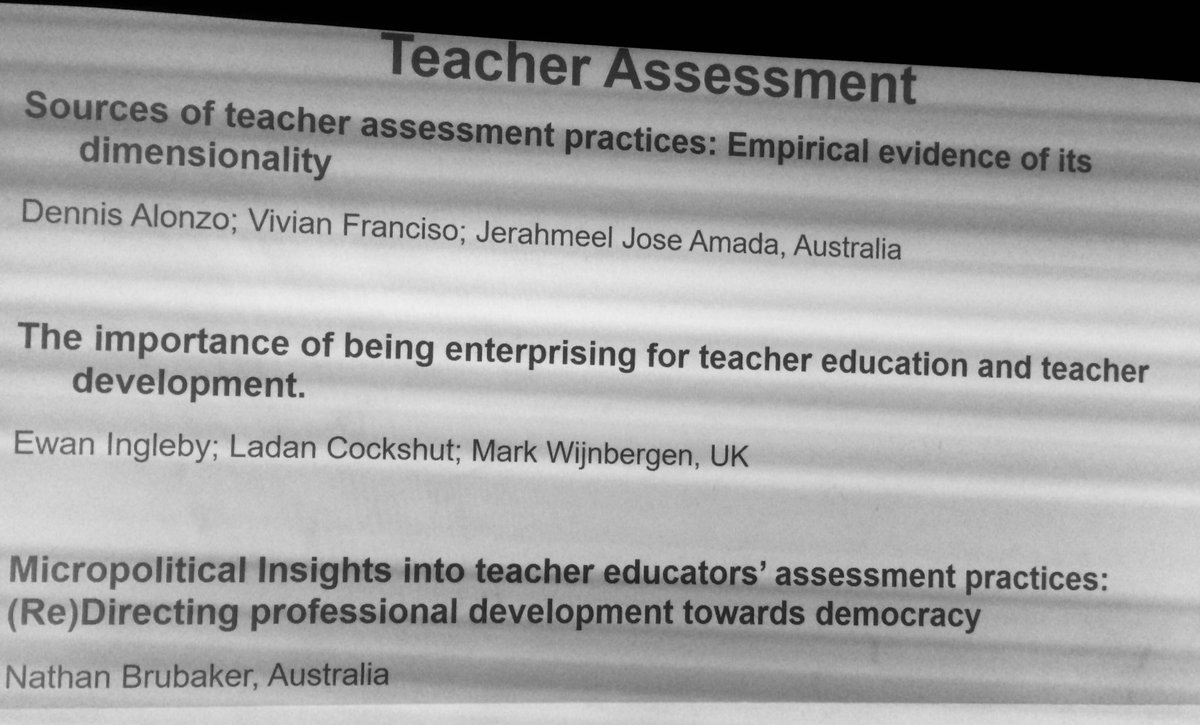 EwanIngleby's tweet photo. Teacher assessment is not at all black and white and we didn’t make it sound like it is! Presenting a paper on behalf of @TeessideEdu at #BERA2018 in Newcastle with my 2 new international academic pals, Dr Dennis Alonzo and Dr Nathan Brubaker. https://t.co/fiDvFmXjIA
