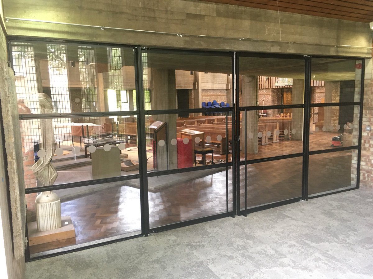 keloengineering's tweet photo. These Crittall style doors where designed with a excellent attention to detail by the team at Hight Design. We fabricated then installed at York St John university this week. #crittal #hightdesign #granddesign #yorkdesignaward #mk_agritech #architecture #rics #bespokefabrication https://t.co/4MOuySMMbB