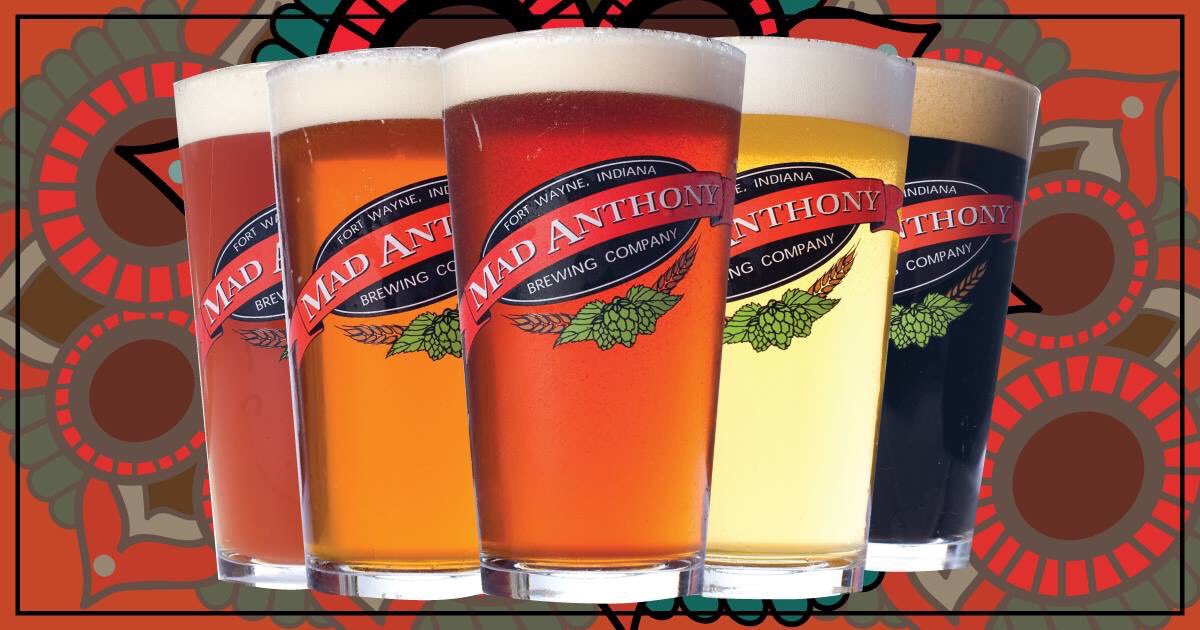 MadAnthonyBrew's tweet photo. Heading to @middlewaves this weekend? Don't forget to hit up a local brewery and start marking off your Northern IN Beer Trail Passport! Mad Anthony is just down the road and open until midnight Friday and Saturday. #MiddleWaves #NIBT #MadBrew https://t.co/G9L1B7kppU
