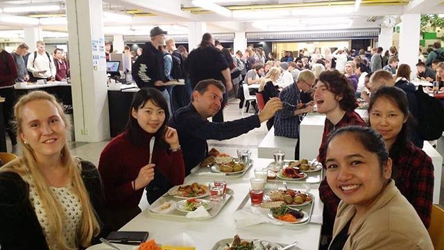 LET_Oulu's tweet photo. Late lunch at 2 pm. It seems to be a phenomena this week. #letorientation2018 #letstudies #letoulu #unioulu #finland https://t.co/1GRLgZ9Rkk https://t.co/QqgmPymyrE