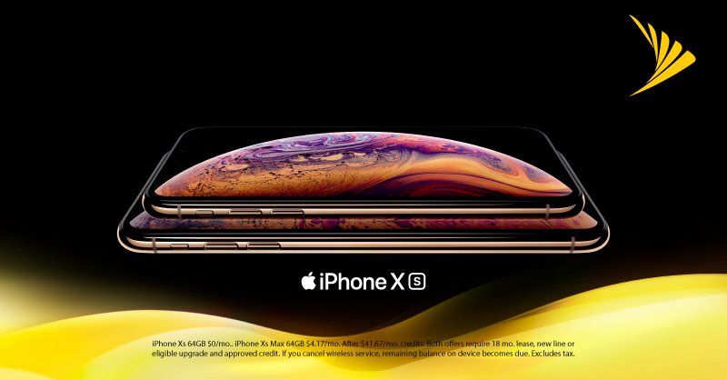 RedOak_BStar's tweet photo. iPhone Season is just around the corner. Pre-order the amazing iPhone Xs for $0/mo. with eligible trade-in and Sprint Flex lease. Limited time offer. Ends 9/27. https://t.co/GhFIPapoEc