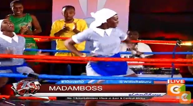 citizentvkenya's tweet photo. Akothee Madam Boss on the ten!! #10over10 https://t.co/GcNFbj3R7q