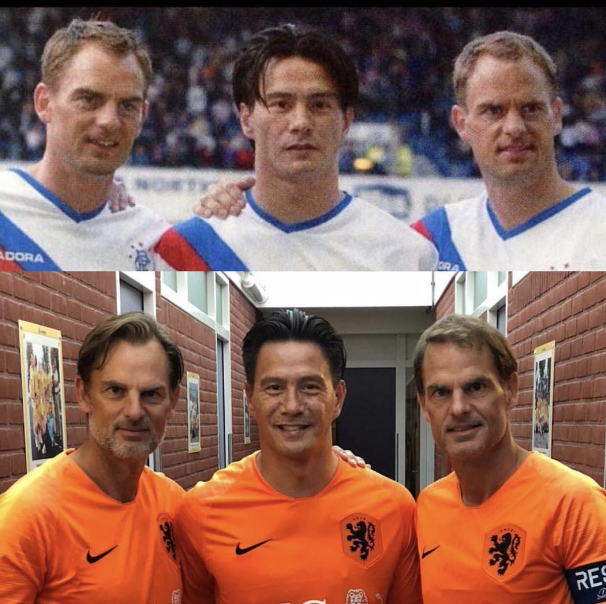 RdBoer1970's tweet photo. @RangersFC 2004 vs Holland 2018  We didn’t aged at all ....😉. great memories https://t.co/D1aakqVAwD