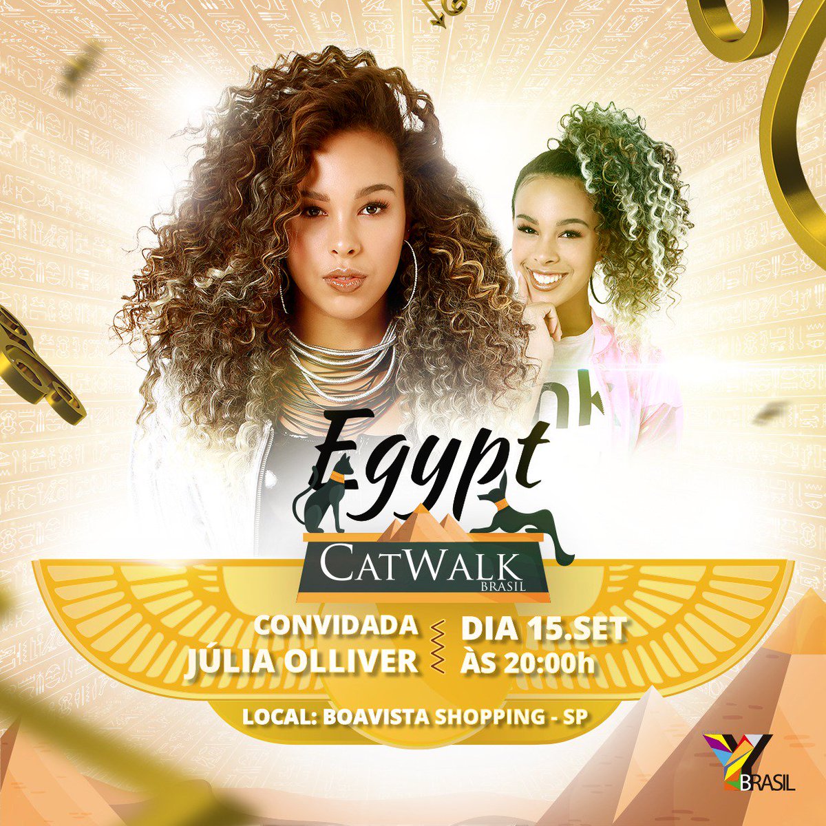 catwalkbrasil's tweet image. Para tudo! A atriz @jujuolliver , a Pata de Chiquititas, também está confirmada no @catwalkbrasil Egito 😱😱❤️ Vai ser demais!

#CatwalkBrasil #Egito #MaxFama #EscoladeModelo #Moda #Fashion #Desfile #AgênciadeModelos #AgênciadeModelosInfantil #Formatura