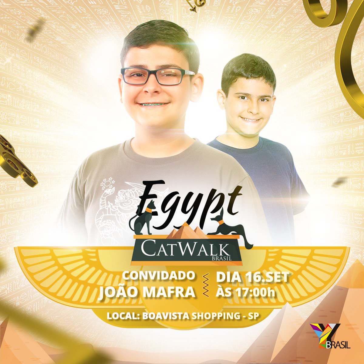 catwalkbrasil's tweet image. O cantor @joaovitormafra.oficial também está confirmado no @catwalkbrasil Egito. Ele irá se apresentar no domingo, às 17h. 😍😍😍

#CatwalkBrasil #Egito #MaxFama #EscoladeModelo #Moda #Fashion #metoday #whatiwore #whatiworetoday #ootdshare #outfit #mylook