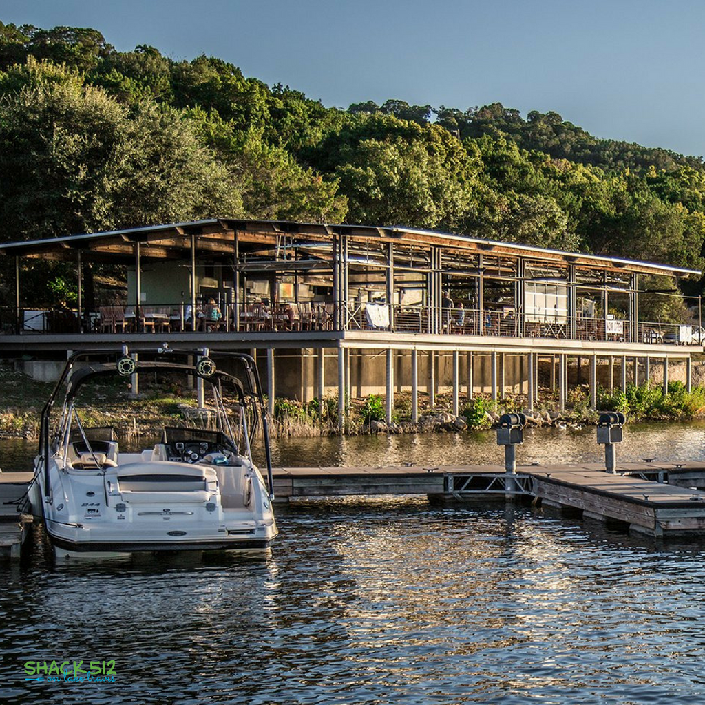 shack512LT's tweet photo. DID YOU KNOW: Shack 512 is the PERFECT place to host your party barge outing. We have plenty of boat parking for your group to pull up your barge, park, and continue the fun! Book your group outing TODAY! More info HERE: https://t.co/CMXzpK0eFz #thisishowwelakeit #wedosunsets https://t.co/vcf53O4VGd