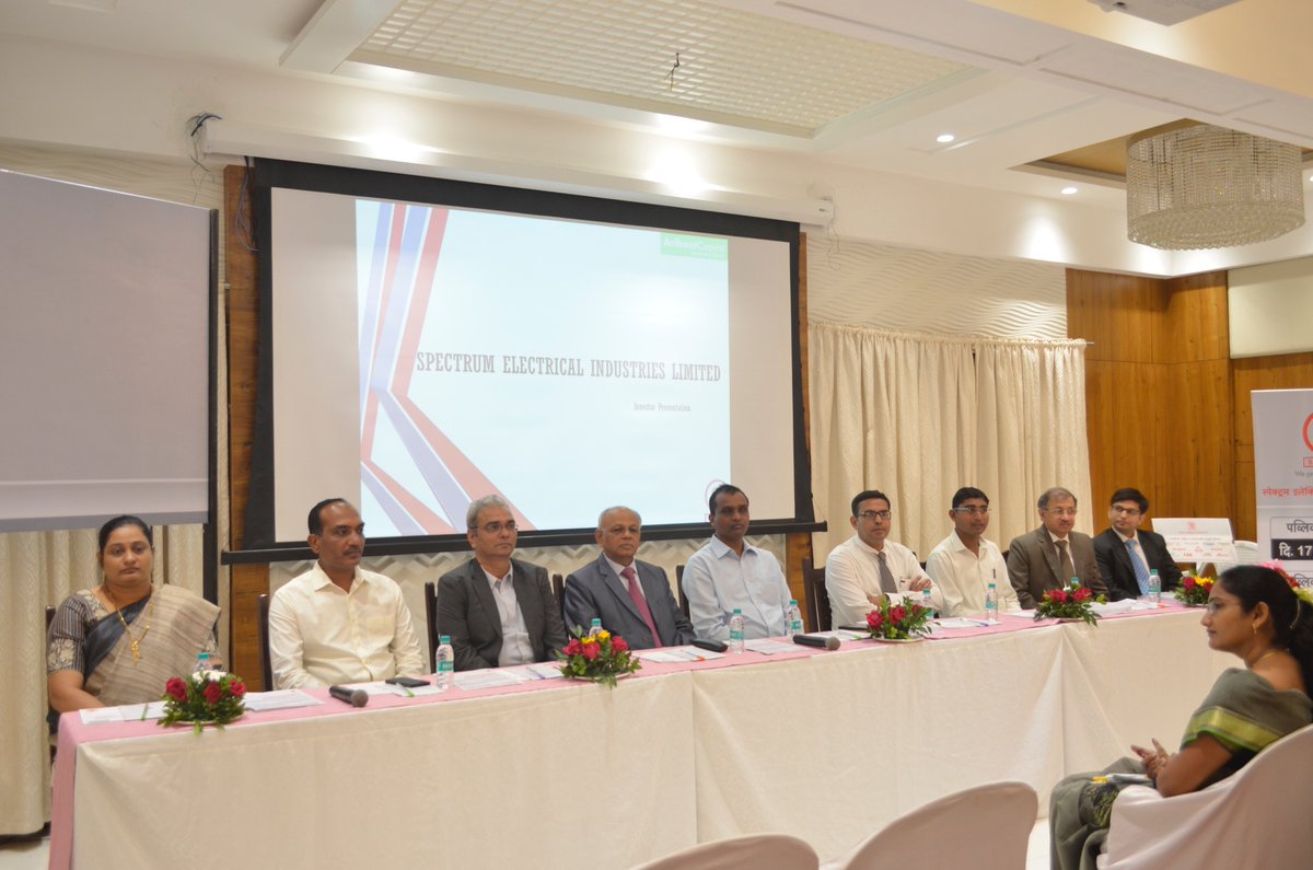 SpectrumEIL's tweet image. Yesterday's evening has brought lot of confidence and energy in all of us. We conducted Investor Meet &amp;amp; our BOD delivered company presentation with financials in presence of our lead manager Arihant Capital Market Ltd to all the dignitaries.
#Spectrum #IPO #SME #CapitalMarket