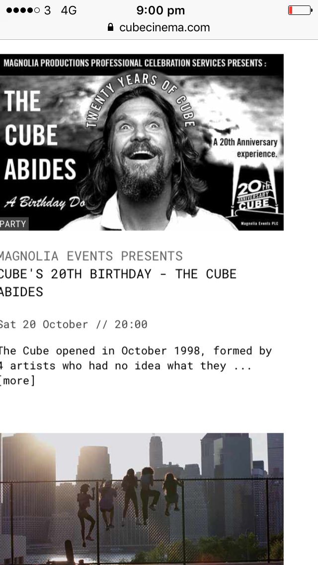 ydalycul's tweet photo. #My 7 " DJ career is going to be reborn at @CUBECINEMA 20th birthday party organised by the amazing @magnoliaevents3 can't believe it's 19 years since I started #volunteering  PARTY !! #artistruncinema #microplex #bristol https://t.co/TopxGs6T5K