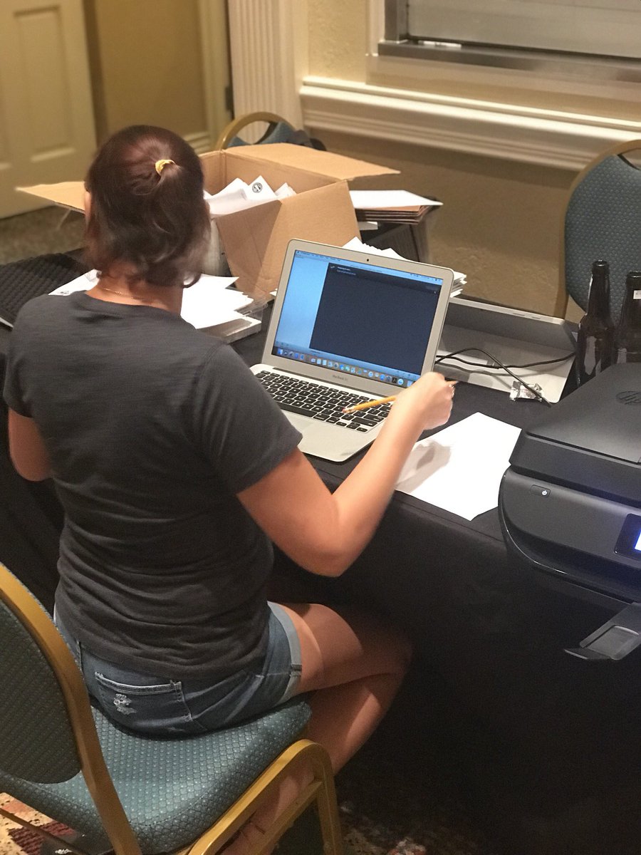 Bmonie14's tweet photo. Data Entry it’s a tough job but someone has to do it! Thank you to our amazing Volunteers! The best!
#commandersaaz2018 #homebrewing #beerjudge https://t.co/0b6IuV2yuS