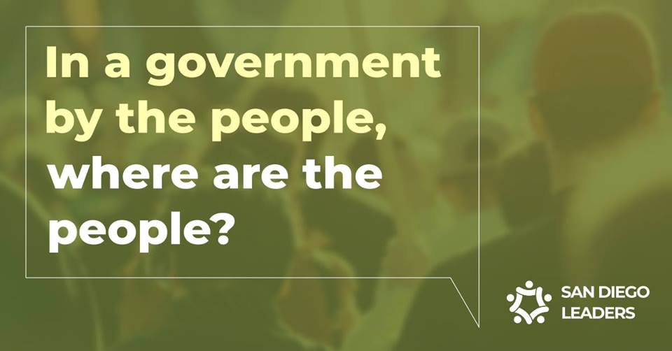 SanDiegoLeaders's tweet photo. Most San Diegans are not represented as decision-makers on local boards and commissions. It's time for change. Join the conversation on September 26: https://t.co/q3StL58Q86 #representSD https://t.co/iyaGDaYP3a