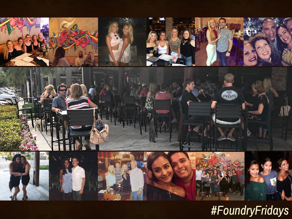 #FoundryFridays are always a great time! 🍻 🥂

*Tag us in your pictures for a chance to be featured on our page!

#TheFoundryFL #EatDrinkLounge #SouthFlorida #PompanoBeach