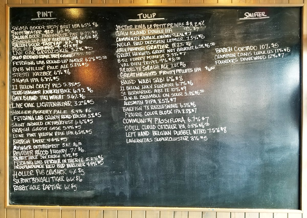 Happy Friday!! <a href="/NOLABrewing/">NOLA Brewing</a> Bad Decision Lemur, <a href="/LiveOakBrewing/">Live Oak Brewing Co.</a> Lichtenheiner,  and <a href="/LeftHandBrewing/">Left Hand Brewing Company</a> Belgian Dubbel nitro now on tap!