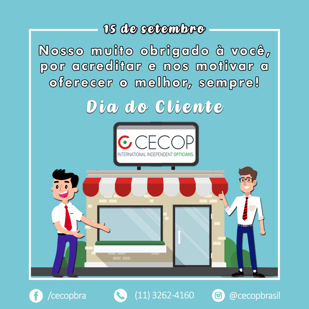 Cecop_Brasil's tweet photo. Um ótimo fim de semana á todos!! Entre em contato com um de nossos atendentes para saber mais sobre os descontos nos maiores
fornecedores do mundo!

Tel: ( 11) 3262-460

#diadocliente #cecop #ótica #optical #fds #fimdesemana https://t.co/fytZ8GfwJ1