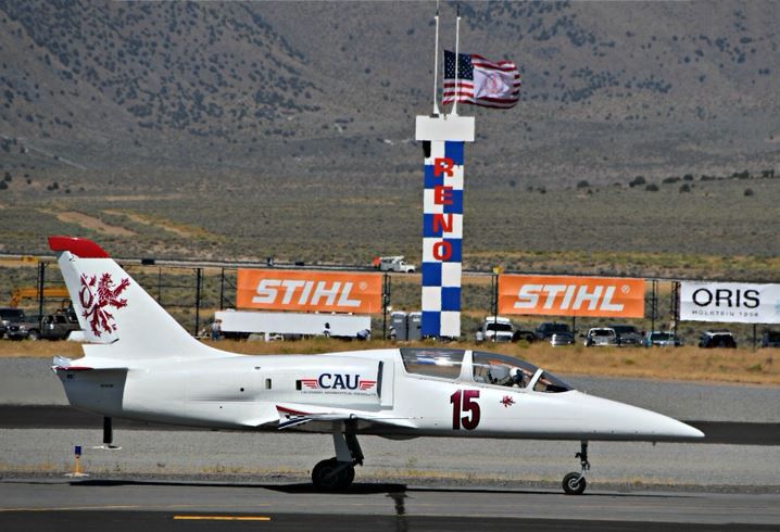 CalAeroUniv's tweet photo. Good luck to the Darkstar Air Racing team and #VickyBenzing! Thank you for allowing #CalAero to be part of the team! @DarkstarAirRacn @vkflyer https://t.co/T9TDqLxiOd
