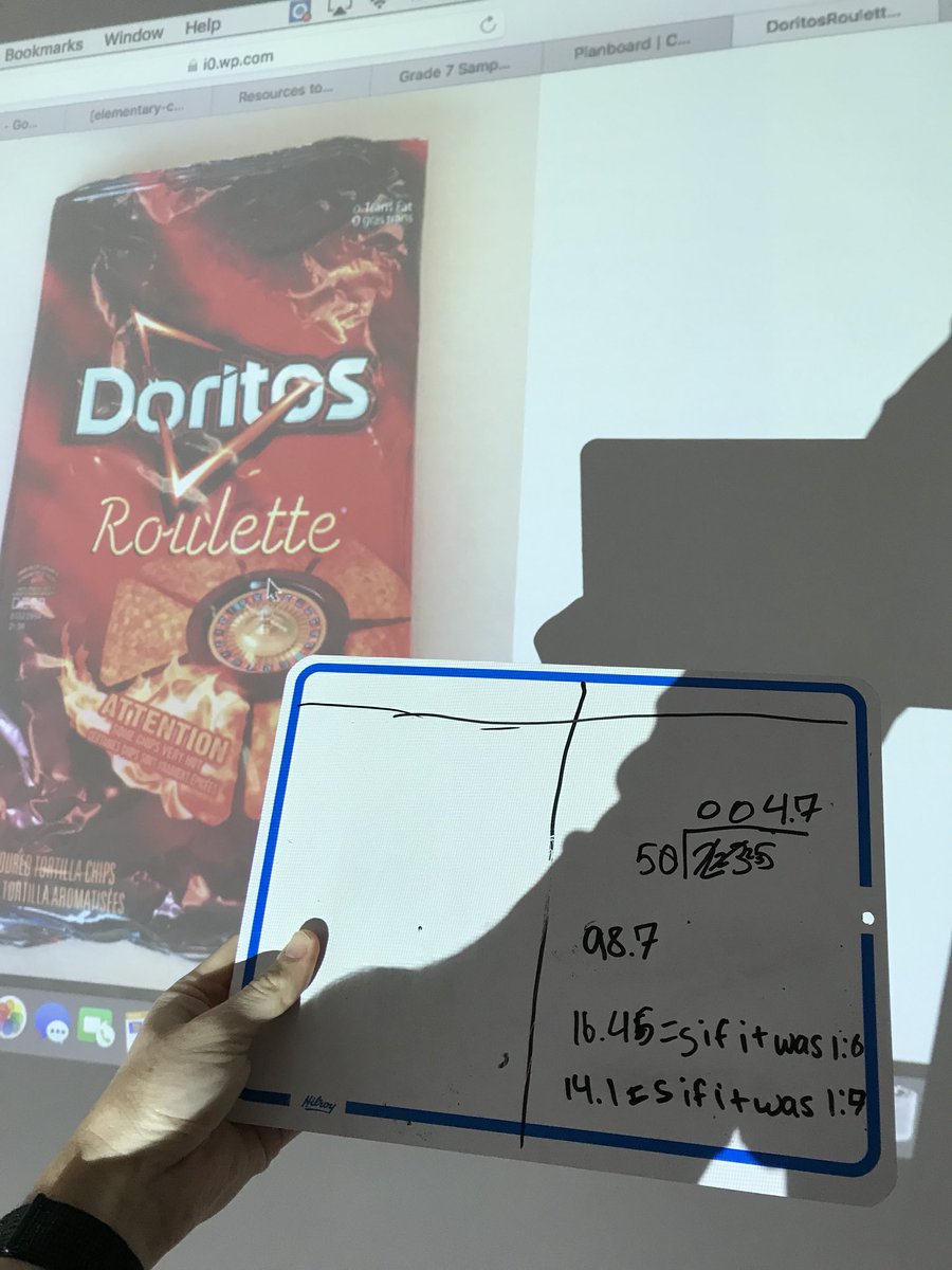 Riddell_Mr's tweet image. Today we looked at the chances of getting a 🌶 chip from a bag of Doritos #mathproblemsolving #caliente #WRDSB #Cardinals