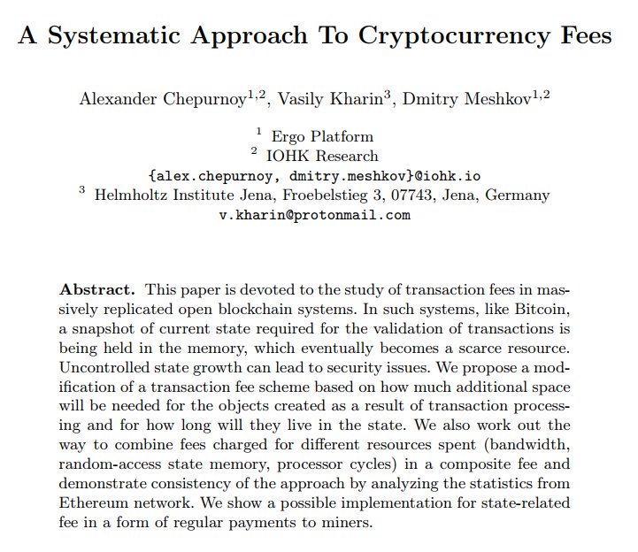 ergo_platform's tweet image. Update: Testnet 1.6 with threshold signatures has been released, the new model of #cryptocurrency fees eprint.iacr.org/2018/078 to be seen in 1.7. The PoW scheme, ASIC and pools resistant, in progress🔥

#Scorex #SigmaLanguage #ZKProof #SmartContracts #Blockchain #Tech #News $EFYT