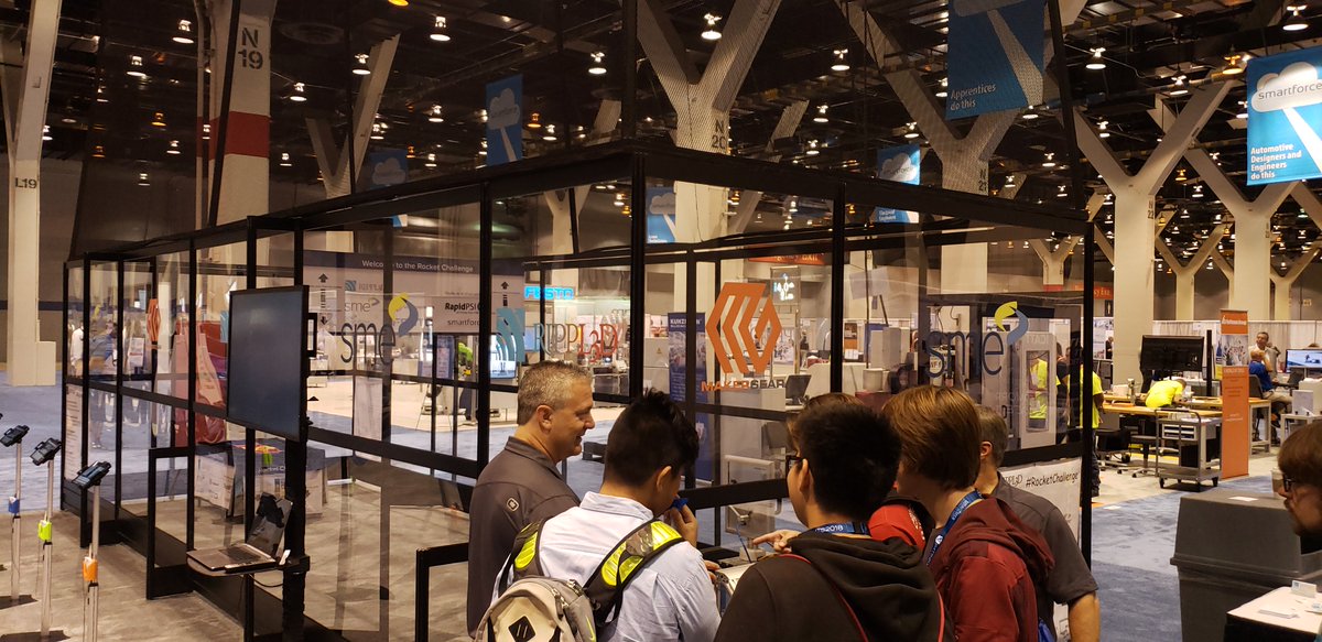 mfgeducation's tweet photo. We've had a fun, engaging and productive week at the Smartforce Student Summit during #IMTS18. Students participated in @Rippl3D's Mars Rover and Air-Rocket challenges with 3D-printed materials provided by @makergear. Here are some highlights! https://t.co/Mc6XDNyhz9