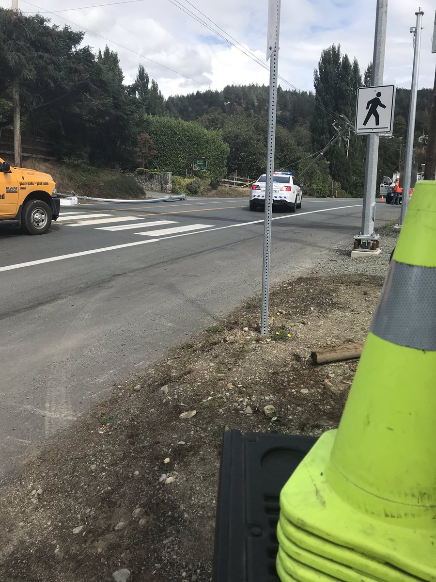 Multiple Motor Vehicle Incidents. Sooke Road closes in both directions.