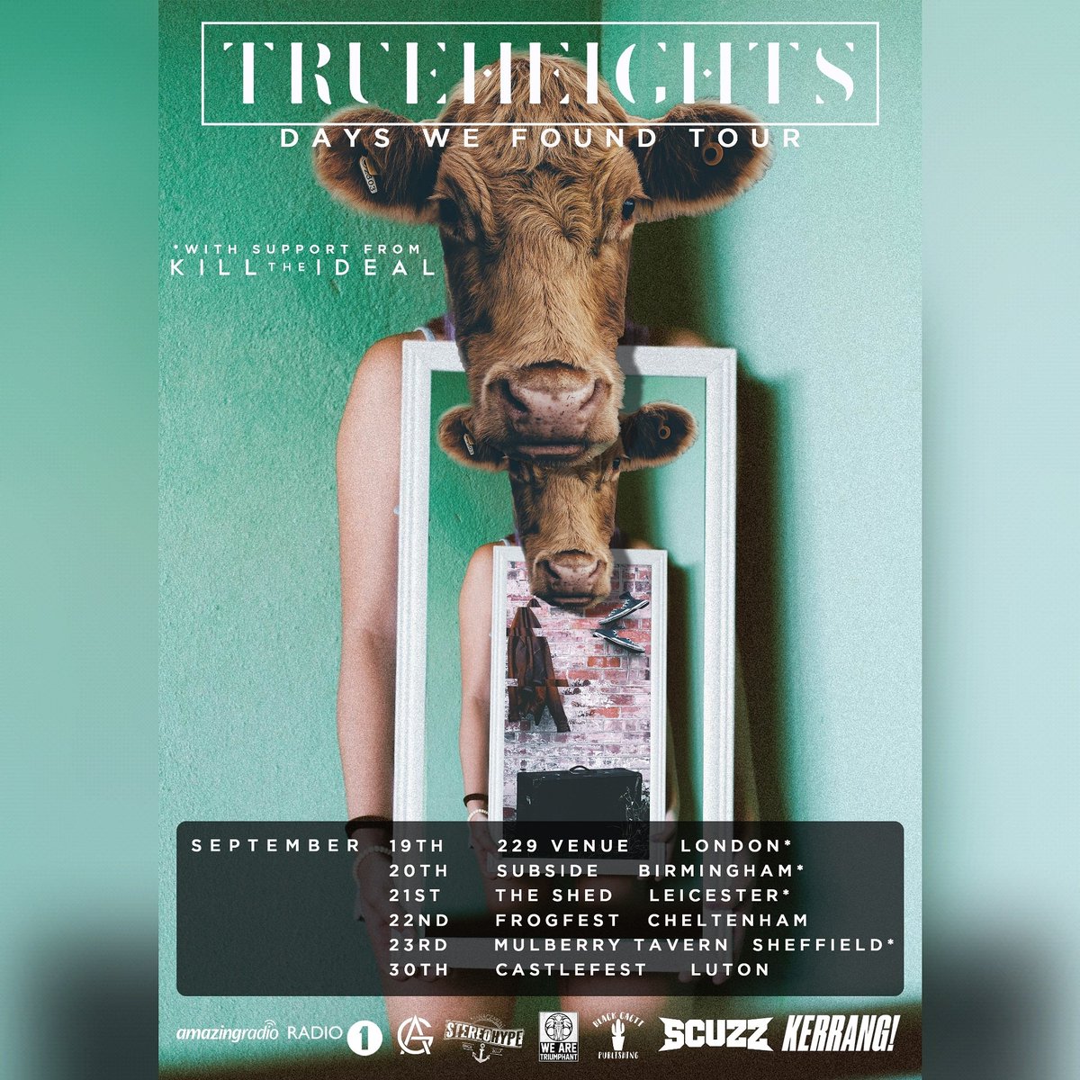We're joining <a href="/TrueHeightsband/">TrueHeights</a> for their last ever tour next week! Let's send them off with a BANG! 🤘🇬🇧

LONDON, BIRMINGHAM, LEICESTER, CHELTENHAM, SHEFFIELD!

Tickets on sale now: bit.ly/2Munyxj

See you there 💙