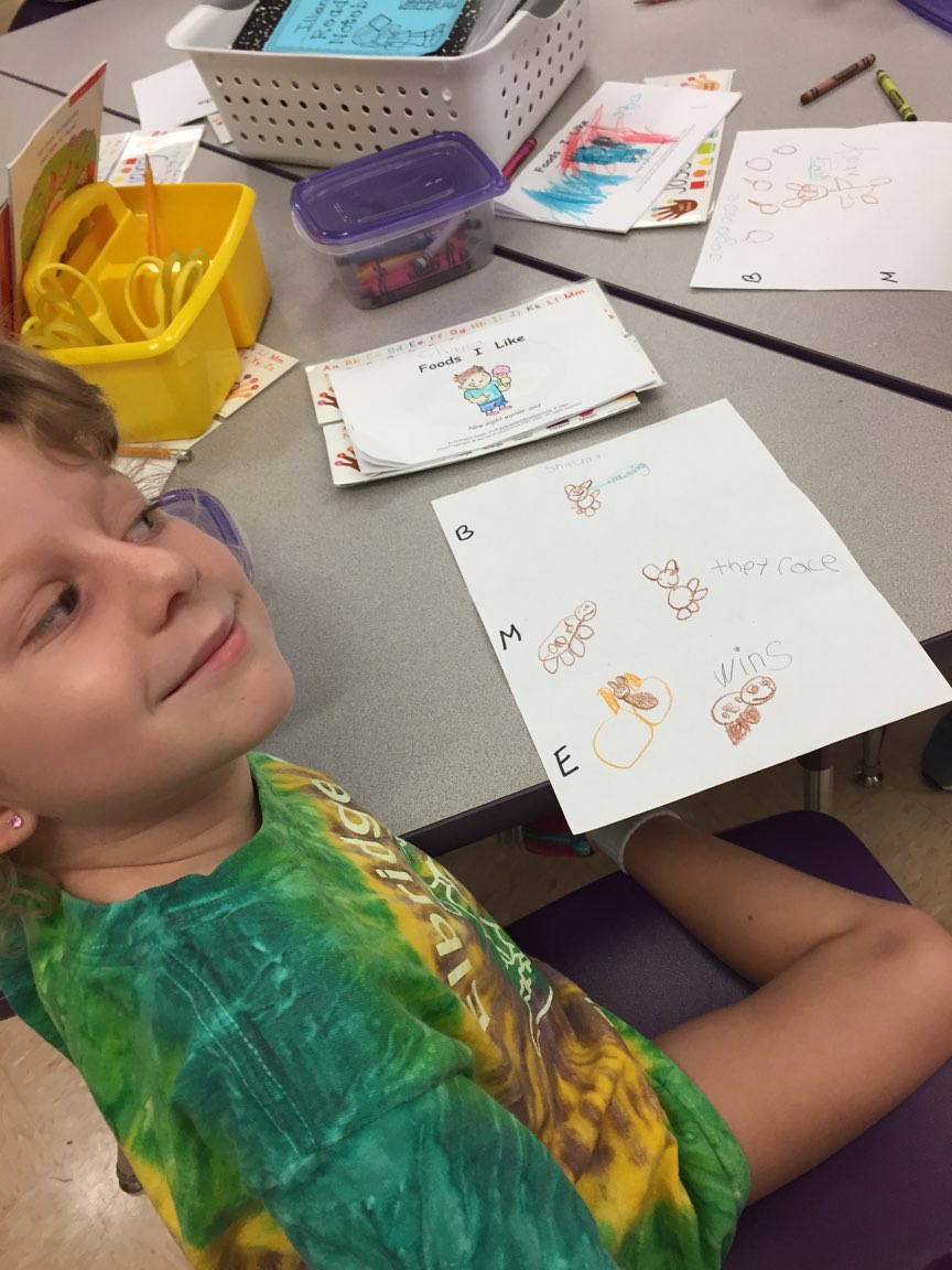 mrsnoegel's tweet photo. CKLA Fables #beginningmiddleandend. Love my job! Seeing them grow every day! https://t.co/bBAnrKs4ur