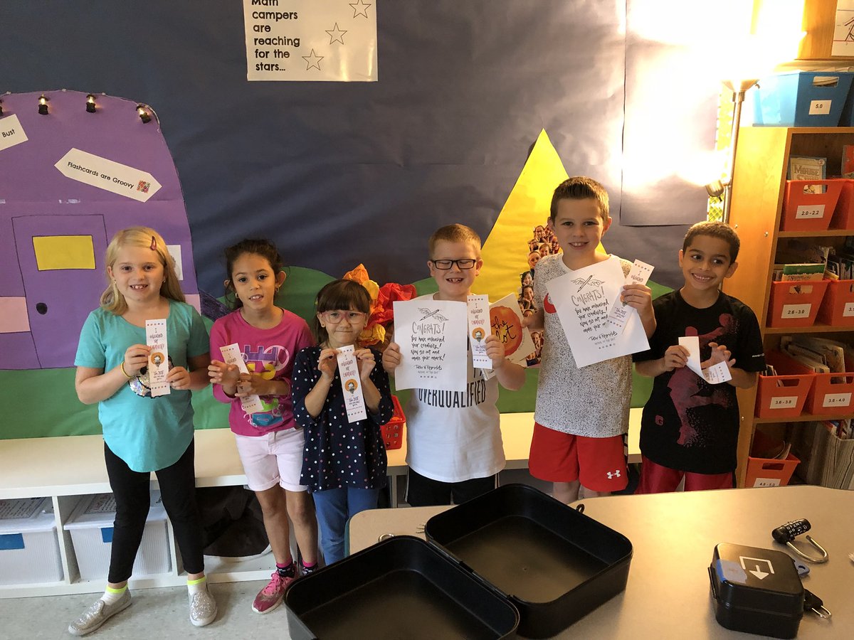 JenHanssen's tweet photo. Thank you @breakoutEDU for the challenge. Third grade students successfully problem solved and worked as teams to unlock new learning! #InternationalDotDay #EPSDWescosville https://t.co/wWqsKSHUk4