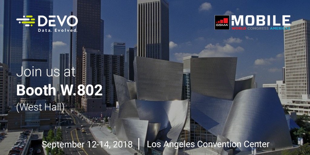 devo_Inc's tweet photo. Today it's the last day! Visit our booth #W802 at #MWCA18 to learn how @devo_Inc provides real-time analytics and ensures operational security with fully-Integrated customer & service delivery data| https://t.co/g3QIxDpS9L #dataops #bigdata #telco https://t.co/Kt8nbgCFmd