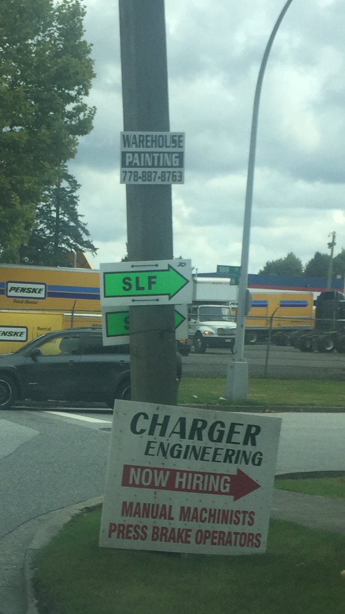 JordanVanMusic's tweet photo. #SLF and #SLF2 signs spotted in #Langley #BC #Canada @yvrshoots @WhatsFilming @ThemysciraBound @YvrFilmWorker #HollywoodNorth https://t.co/mdnWVQ3t2N