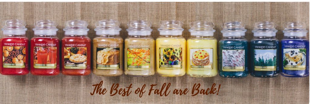 Your favorite fall fragrances are BACK! We grabbed these 10 fragrances from the vault for a limited time only so be sure to stop in to your local Yankee Candle or shop online to snag yours before they’re gone! Yankeecandle.com #WhatsYourScent? #UNOSocialMediaMarketingRules