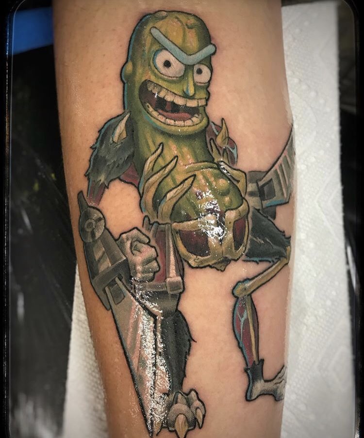 pickle rick tattooTikTok Search #25 pickle rick tattooTikTok Search