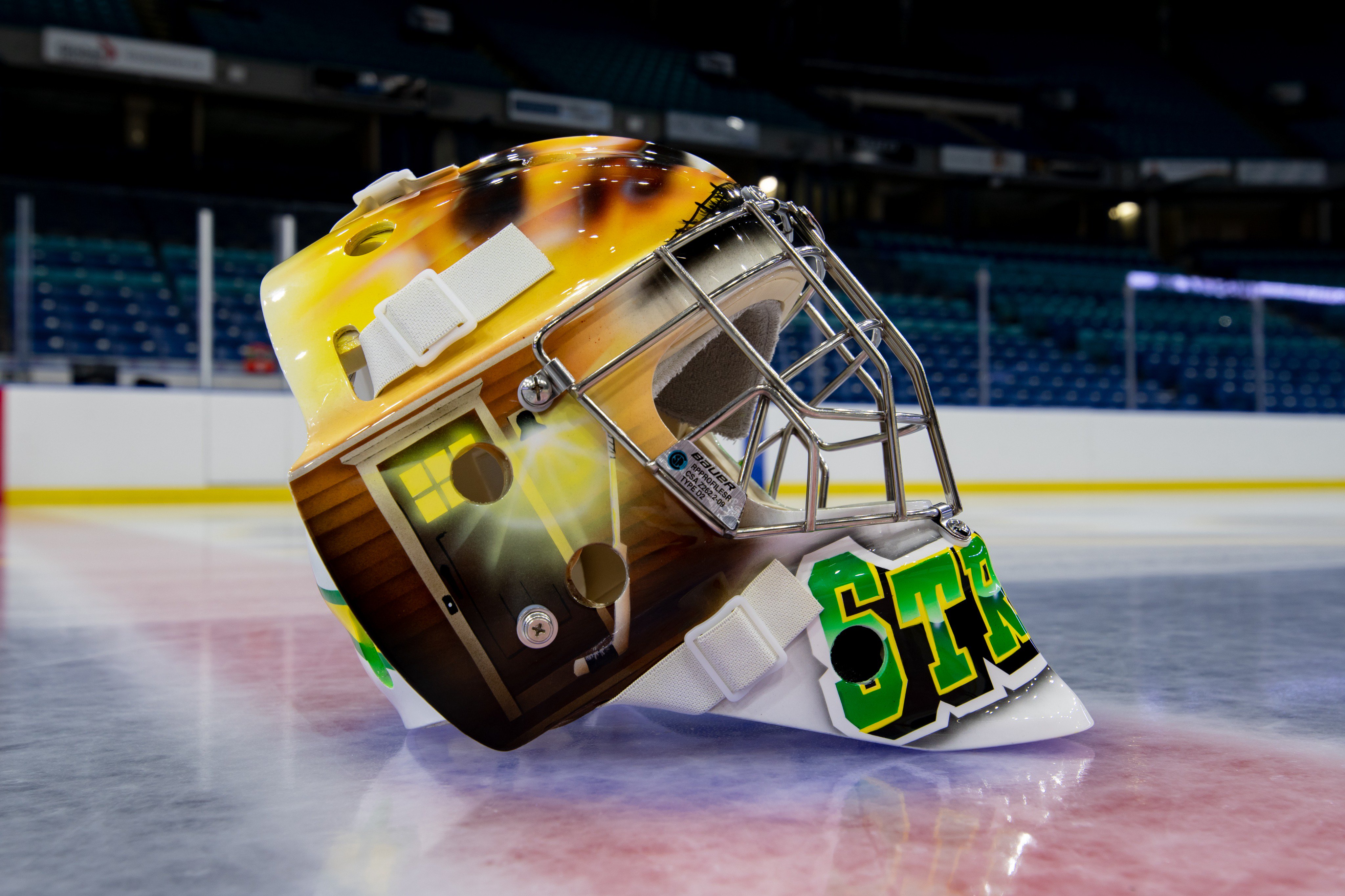 Saskatoon Blades on X: ICYMI - Nolan Maier will be wearing this custom  @HumboldtBroncos tribute mask for our home opener next weekend. The mask  will raffled off during the game. Info »