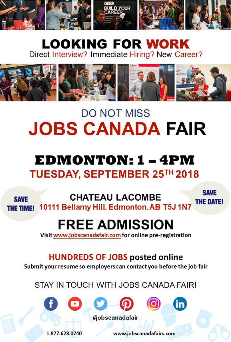 xploring66's tweet photo. Positive Life Concepts Recruiting will be at the #jobscanadafair @ChateauLacombe Sept 25 between 1 &amp; 4 Bring down your resume, stop by &amp; introduce yourself If you know someone looking for work send them this tweet so they know to come by Lets get everyone in #YEG working #yegjobs https://t.co/sfAbFhSO5R