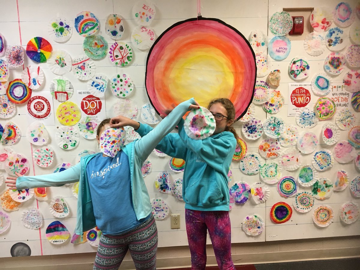 North Glendale students have been celebrating #Dotday all week long! #makeyourmark #internationaldotday