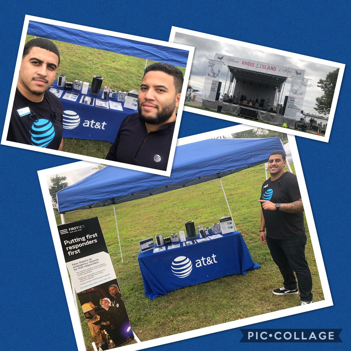 jm_NEngland's tweet photo. @ATT_Providence establishing our presence in the community. @WilliamGStovall @pnixnix @JessyMBenitez @JonRodRSM #OurNE #GROWL #RIMusicandArtsFestival https://t.co/8dWrnRHdvy