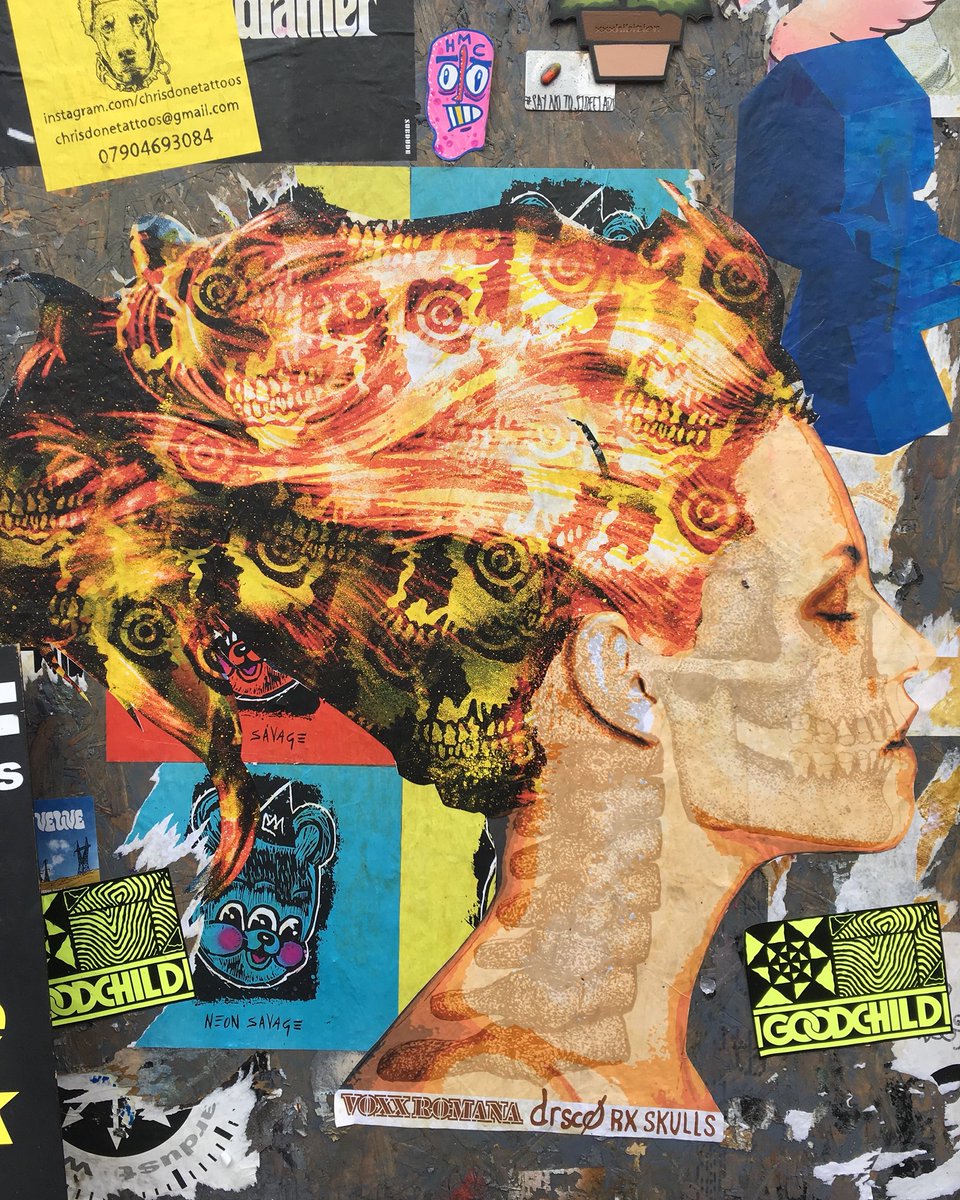 BrickLaneArt's tweet photo. Collaboration by @VoxxRomana #drsc0 + #rxskulls on Hanbury Street 

#art #streetart https://t.co/PfYGF12vgJ