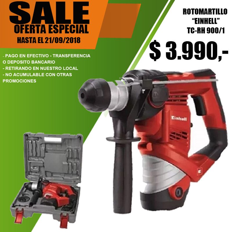 de_ocasion's tweet photo. #RotoMartillo #Einhell #Herramientas #ViernesVerde #LaOcasionDeNuñez https://t.co/vwusSSrW4o