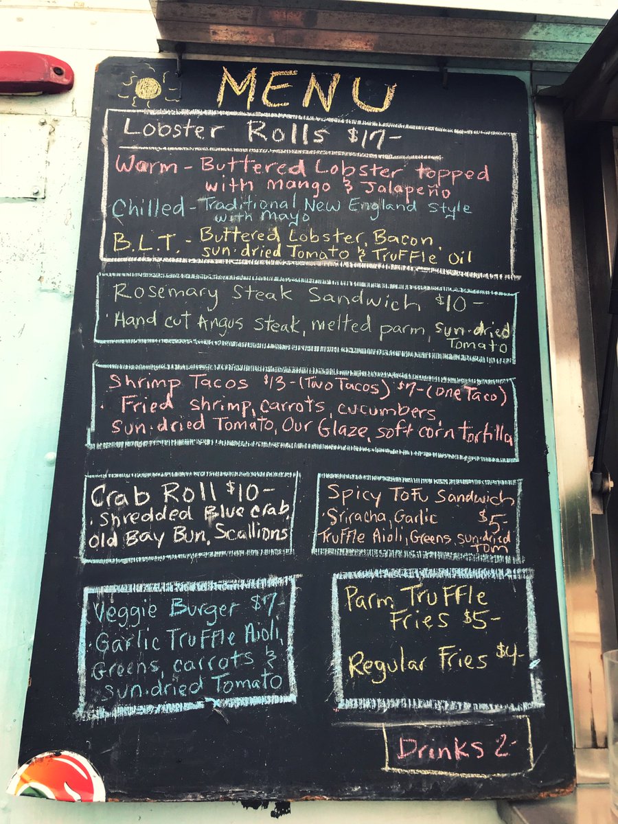 WorkhorseBrewCo's tweet image. Today’s menu @WorkhorseBrews, provided by @Surfturftruck #maderight
