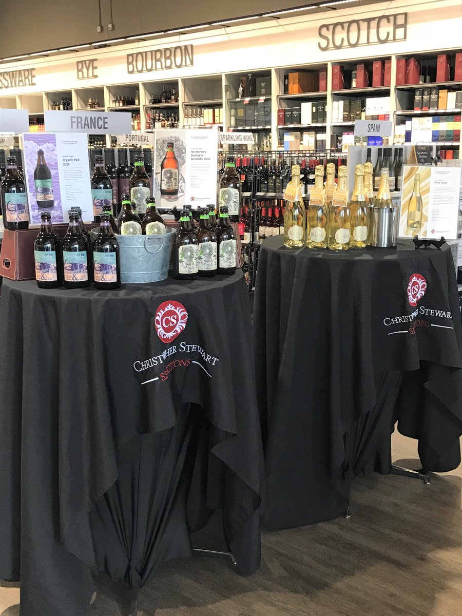 CSWS_SK's tweet photo. We are set up and ready to pour at our 3-7PM tasting today at @willowparkwines on 4715 Gordon Rd. Come say hello if you're in the area and treat yourself to some of our favorite #SeptemberSips! @craftandorigin https://t.co/tAShS4DBNV