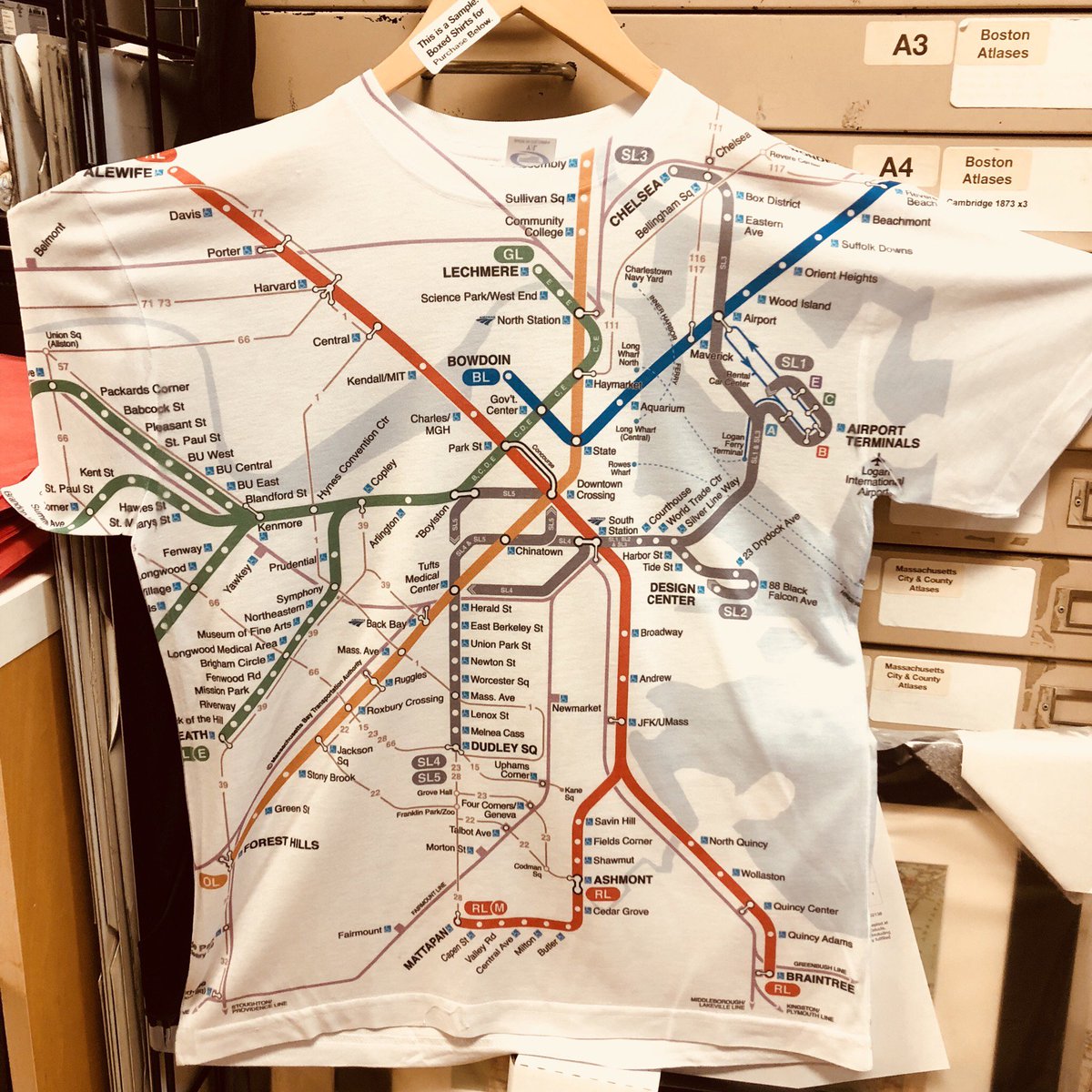 MBTAgifts's tweet photo. #New #Product #Alert! MBTAgifts now has shirts with the MBTA system on it! You can find them in our store and online! https://t.co/ujBsepwWiD 

#shopsmall #shoplocal #cambridge #MBTAgifts #wardmaps #mbta #wickedawesome #gifts #boston #cool https://t.co/yFrkM9nFQM