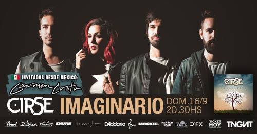#Agenda <a href="/cirsemusic/">Cirse</a> sigue festejando sus 15 años con un ciclo temático en <a href="/LatangenT/">La Tangente</a>, donde explora sus discos. Este domingo le toca a 'Imaginario' 🔥
😘 <a href="/RominaGirardi/">Romina Girardi</a>