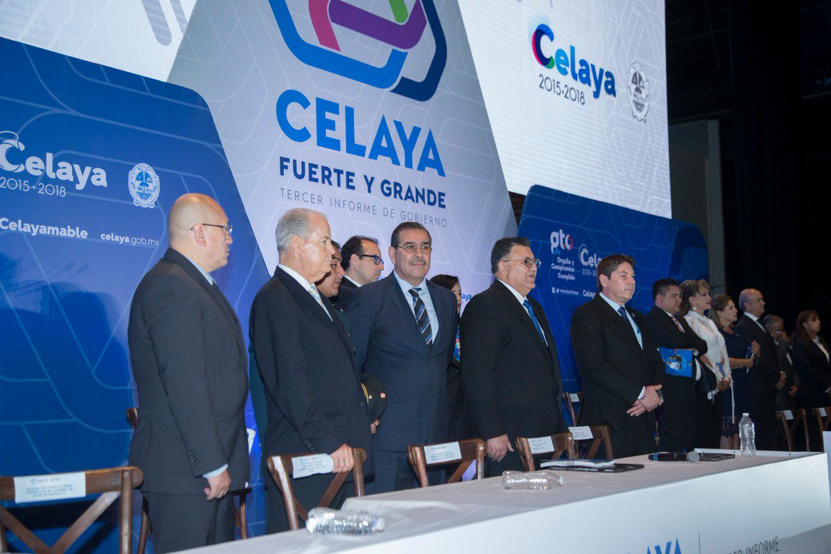 Paulo_Banuelos's tweet photo. Acudí en representación del Gobernador @miguelmarquezm al Tercer Informe de Gobierno de @RamonLemusM Alcalde de Celaya, en donde pude resaltar los trabajos realizados en en conjunto el @gobiernogto y @municipiocelaya https://t.co/GTmL6HrYPJ