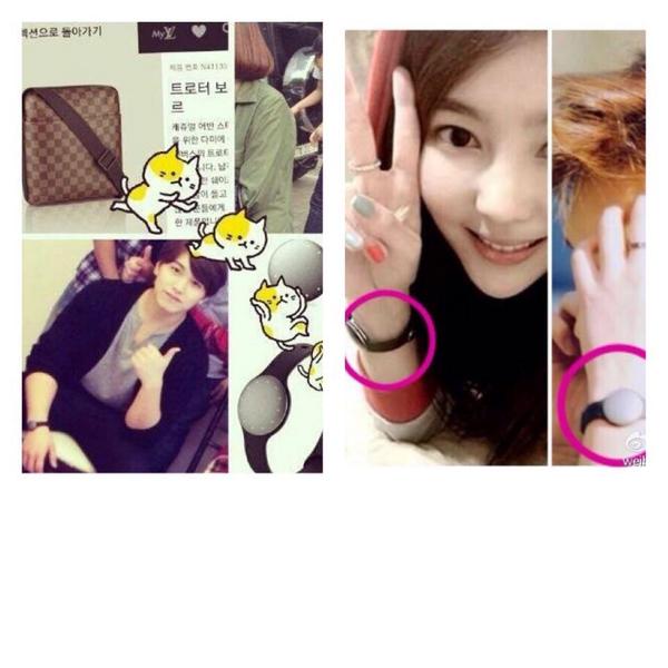 The signature wasnt a solid enough reason to back their lunacy. So they started accusing Saeun of wearing fangifts. But let me tell you, I was shoulders deep into SJ back then I didn't see a SINGLE picture backing that claim except for this one. And that bracelet was a HUGE trend
