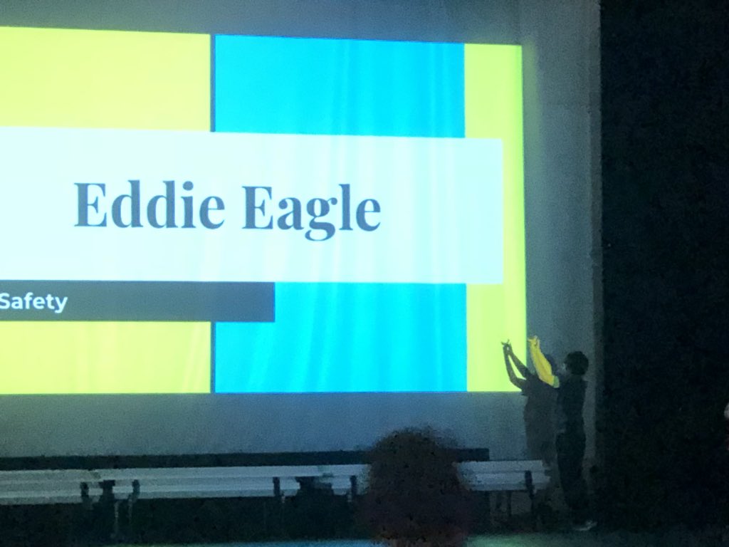 Shadow puppets ease the possible anxiety students may experience during a serious safety presentation. Preparing for an emergency we hope and pray never occurs. #TCEStweets