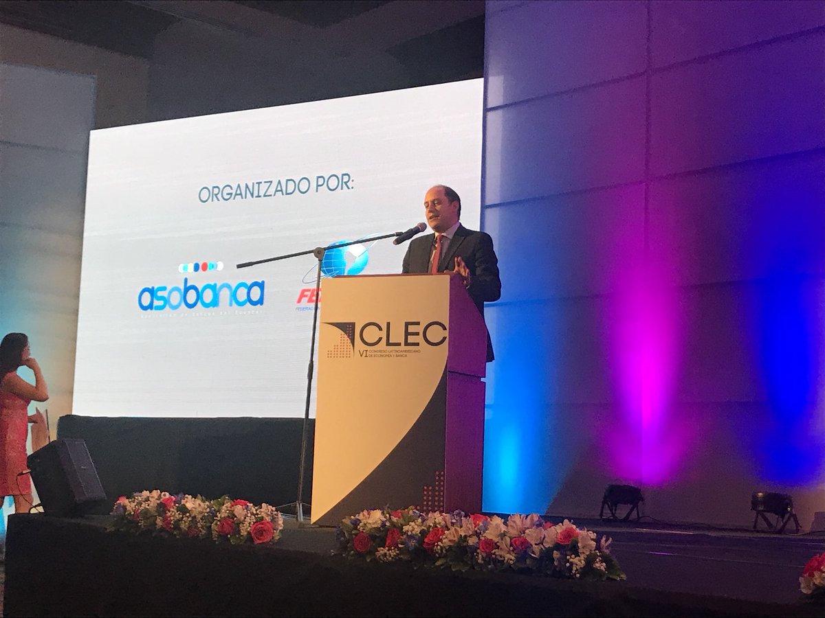 asobancos's tweet photo. A continuación las palabras de despedida de Julio José Prado, Presidente Ejecutivo de Asobanca como cierre del VI Congreso Latinoamericano de Economía y Banca #CLEC2018 https://t.co/WV1rEDcm1e
