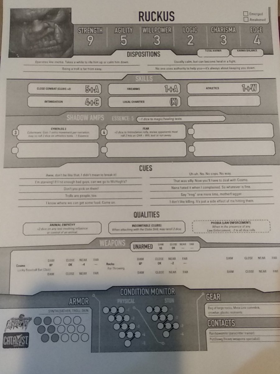 LanzaosDSeattle's tweet image. #shadowrunAnarchy nuestro troll del puente