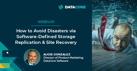 vmblog's tweet photo. Sign up! 9/25 #Webinar - How to Avoid Disasters via Software-Defined Storage Replication &amp; Site Recovery. Join @DataCore and attend live for a chance to win a $200 #Amazon #giftcard  https://t.co/PjF0WL5QqO https://t.co/8fGGy1jsAd