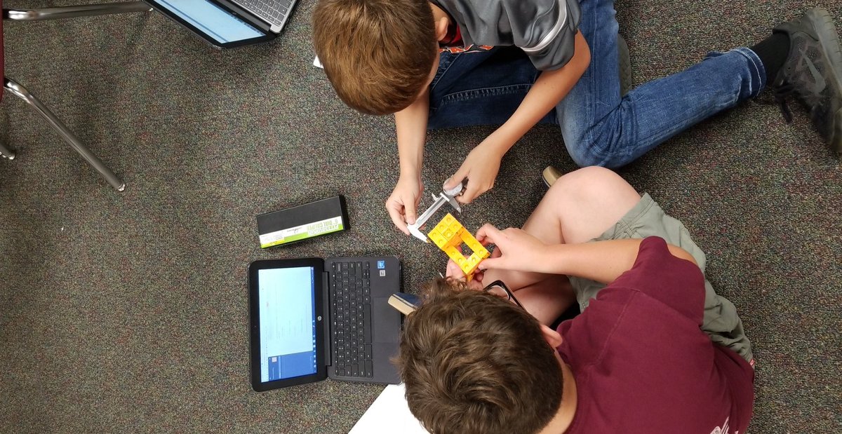 pomerjul16's tweet photo. Today was a great reminder for me that students sometimes just need movement or flexible seating and it changes the dynamics of the lesson! Students used dial calipers to work on precise measurement. #DM #PLTW #flexibleseating #sblms #engineering https://t.co/mQ4OGoefhG