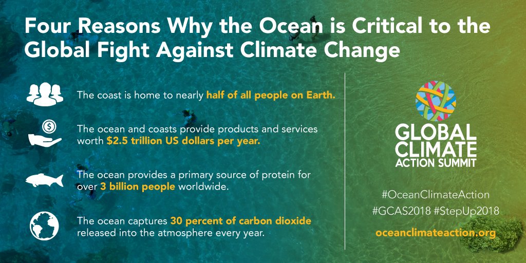GovHawaii's tweet photo. We are an island state &amp; protecting our oceans is protecting our way of life. #Hawaii joined the Ocean Acidification Alliance to work together to address the causes and impacts of #oceanacidification on our marine environment from carbon emissions. #GCAS2018 #StepUp2018 #HIGov https://t.co/3o6jMAouE0
